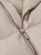 Incotex - Montedoro Quilted Cashmere-Blend Down Gilet - Neutrals
