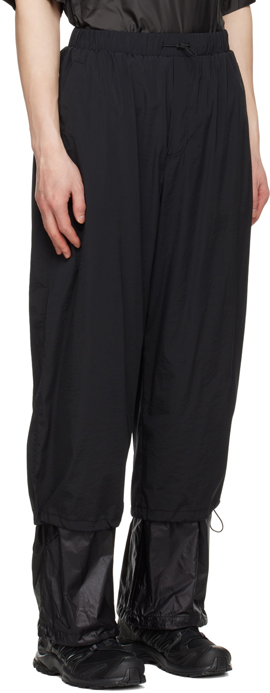 AMOMENTO Black Layered Sweatpants AMOMENTO