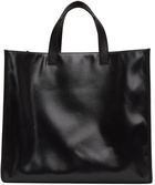 Fendi Black Fish-Eye Logo Tote