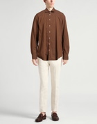 Massimo Alba Mens Shirt in Brown