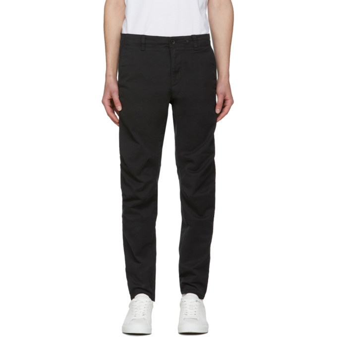 Photo: rag and bone Black Articulated Chino Trousers