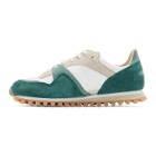 Spalwart Green and White Marathon Trail Low Sneakers