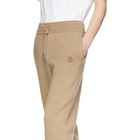 Burberry SSENSE Exclusive Beige Cashmere Huntley Lounge Pants