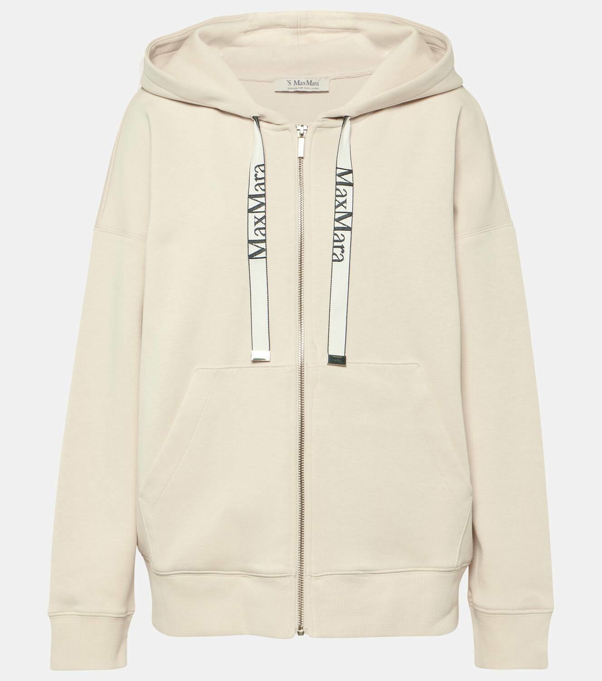 【S MAX MARA】HOODIE JACKET S Max Mara Joice cotton-blend jersey hoodie S Max Mara