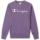 Champion Reverse Weave Big Script Crew Sweat