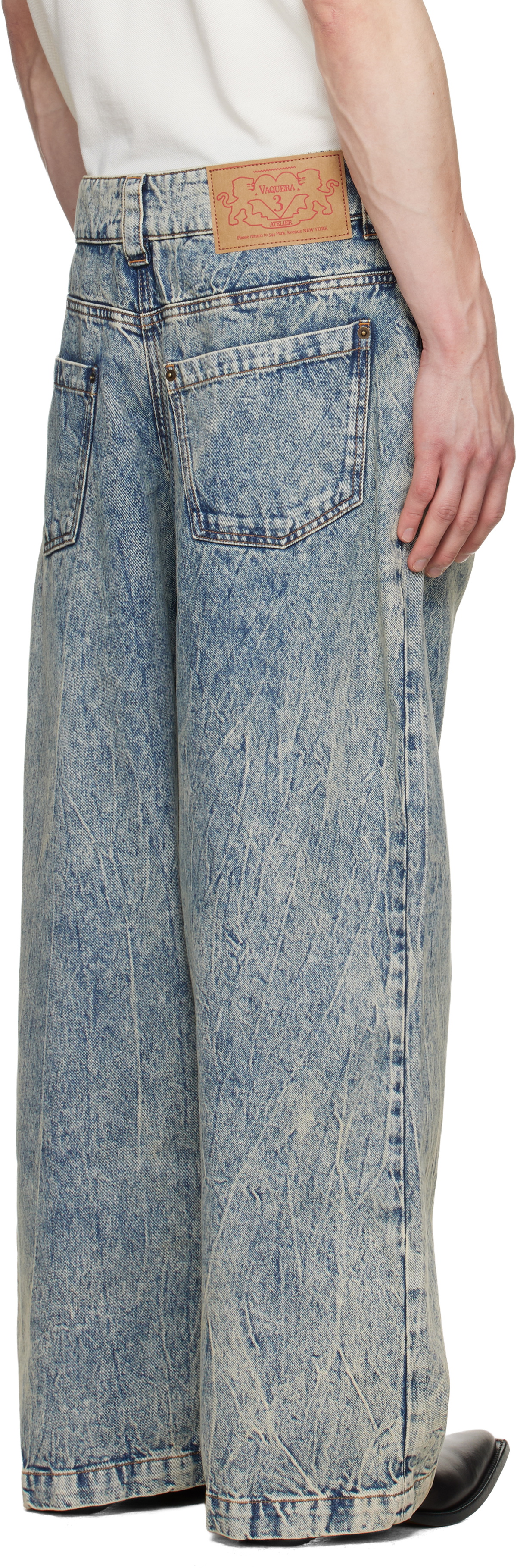 VAQUERA Blue Backwards Jeans