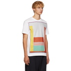 Comme des Garcons Homme Deux White Graphic T-Shirt