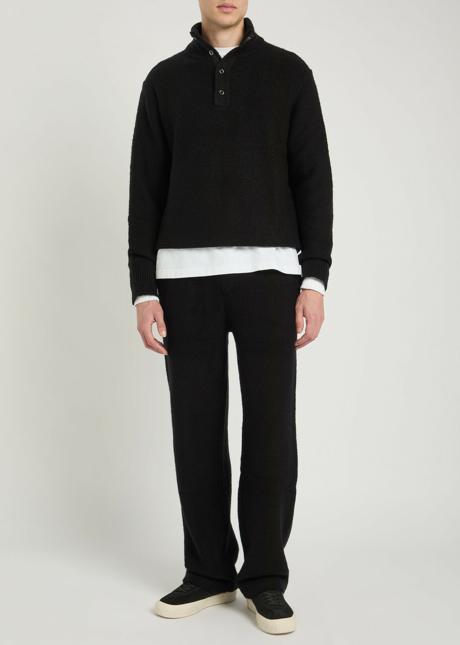 Paige Kotoni Merino Wool-blend Jumper Black