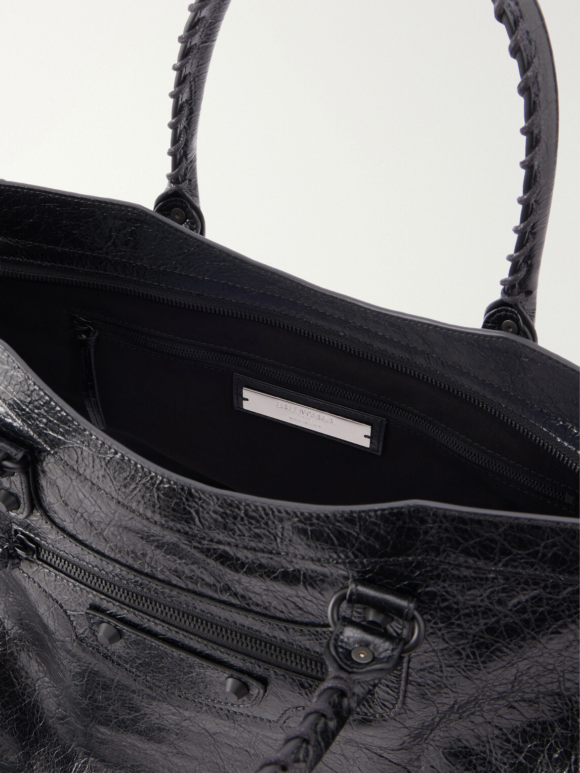 Balenciaga - Le City Large Textured-Leather Tote Bag