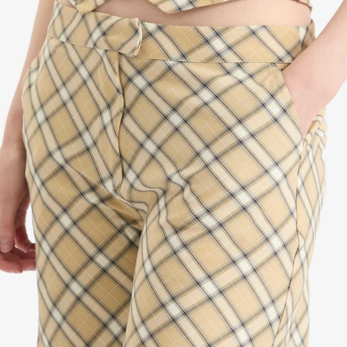 House Of Sunny Women's Sloane Check Shorts in Multi