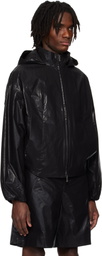 pet-tree-kor Black Tension Hood Jacket
