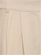 'S MAX MARA Lira Linen Pleated Wide Pants