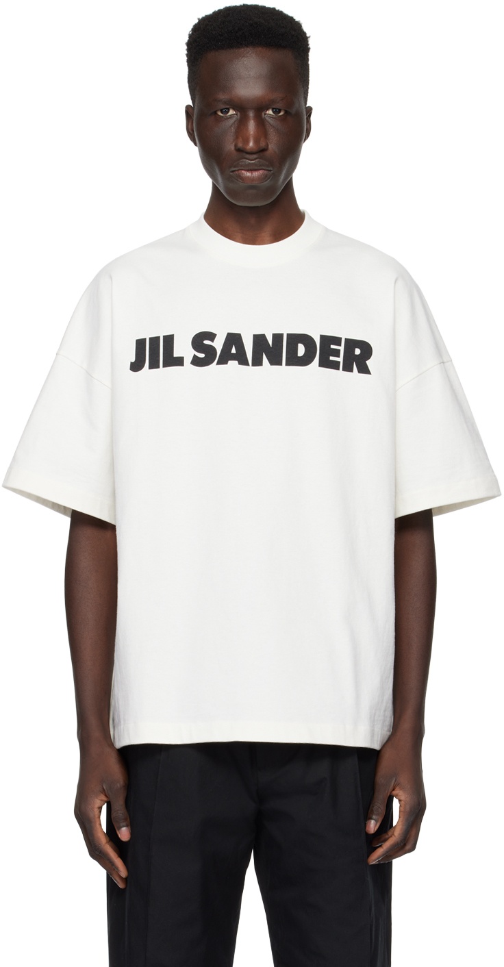 Photo: Jil Sander Off-White Printed T-Shirt