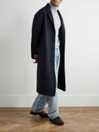Altea - Coleman Double-Faced Wool-Blend Overcoat - Blue