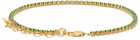 Ernest W. Baker SSENSE Exclusive Gold Tennis Bracelet