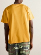 SKY HIGH FARM - Logo-Print Organic Cotton-Jersey T-Shirt - Yellow