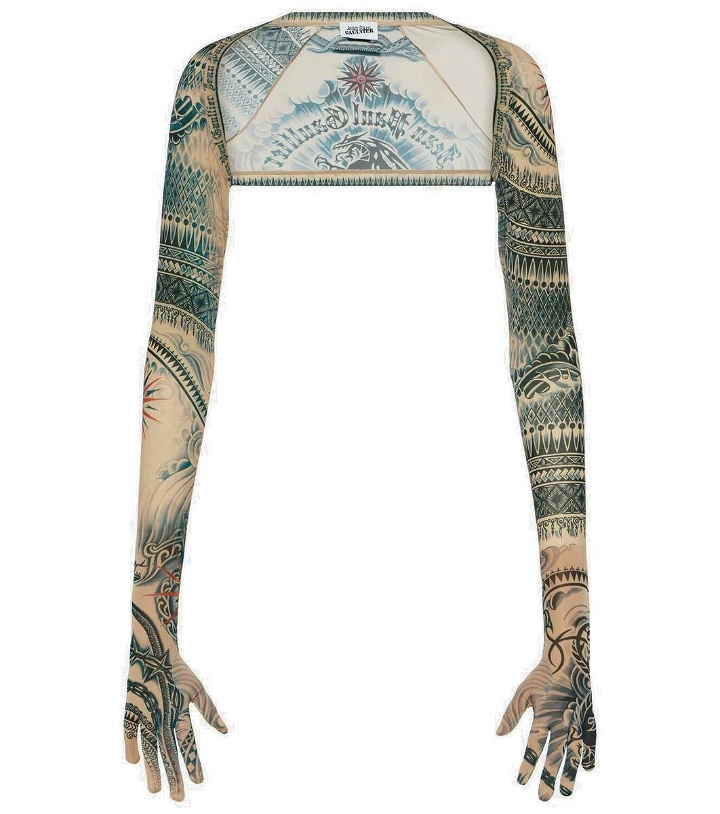 Photo: Jean Paul Gaultier Tattoo Collection printed gloves