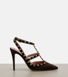 Valentino Garavani Rockstud suede pumps