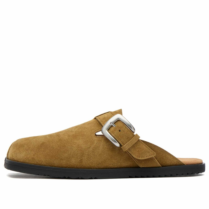 Photo: Maison Margiela Men's Tabi Anatomic Mules in Breen