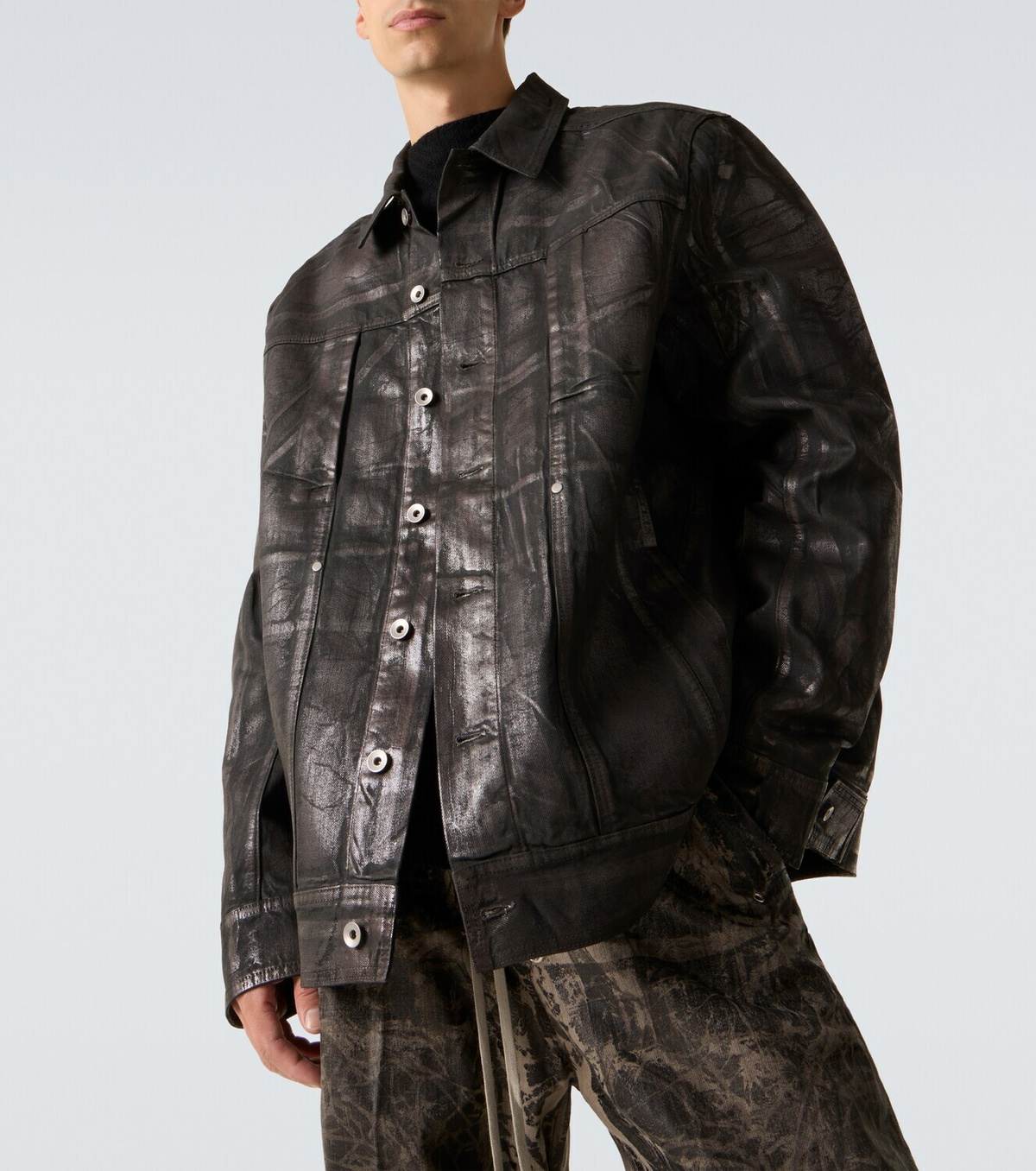 Rick Owens Coated denim jacket