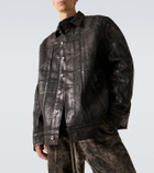 Rick Owens Coated denim jacket