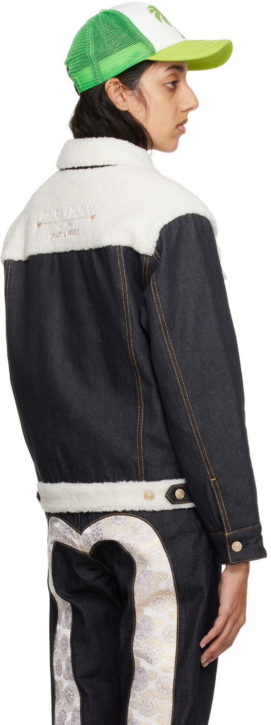 Evisu Indigo Seagull Denim Jacket
