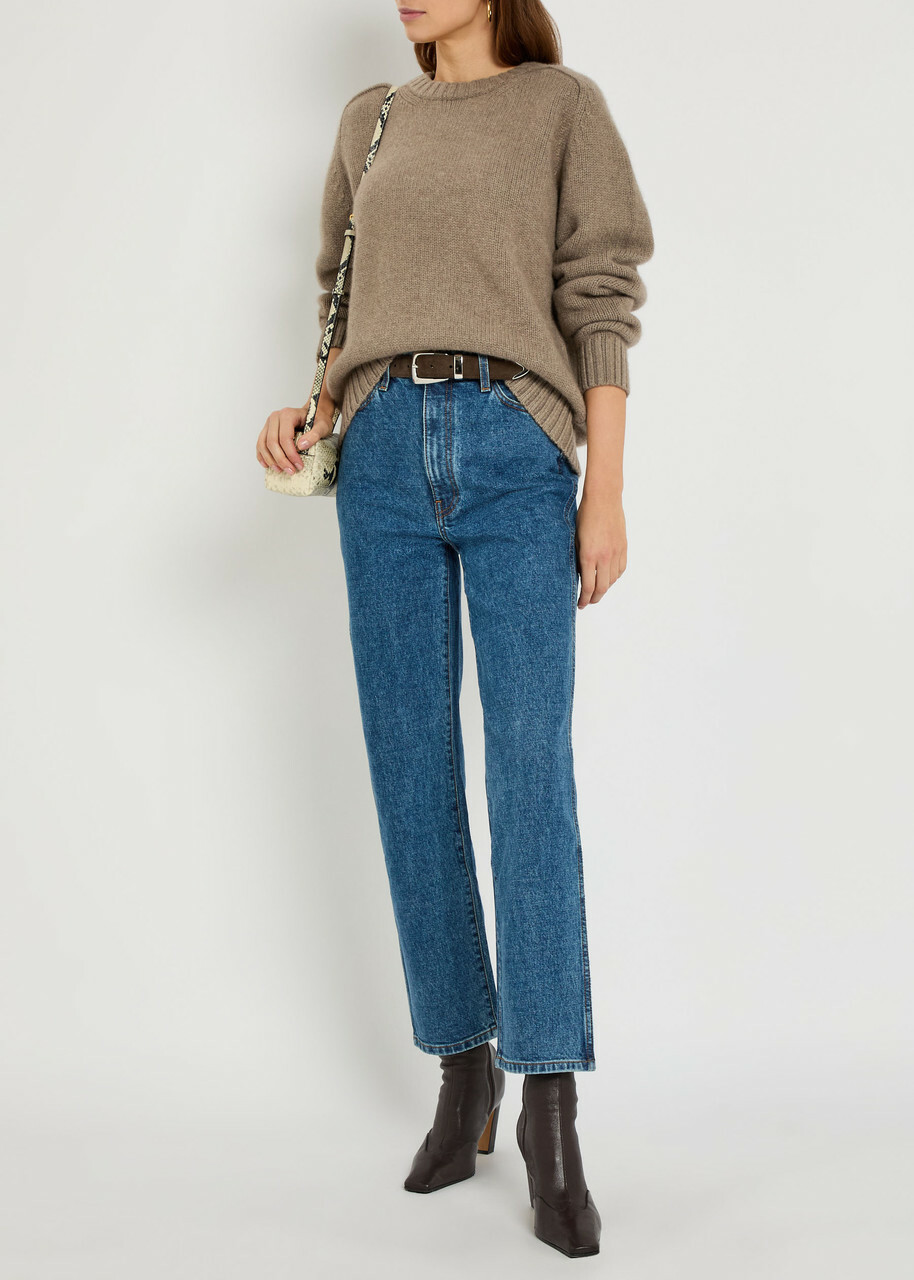 Khaite Mae Cashmere Sweater Beige