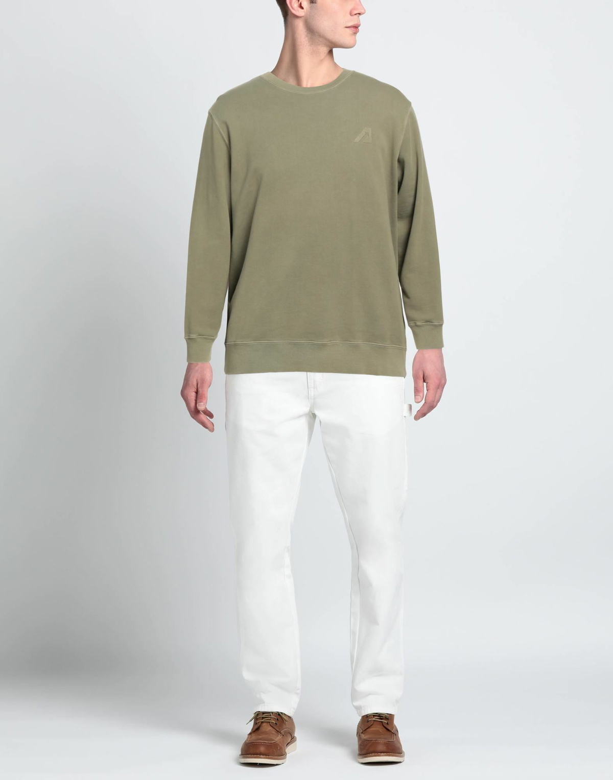 Autry Mens Sweatshirt in Beige