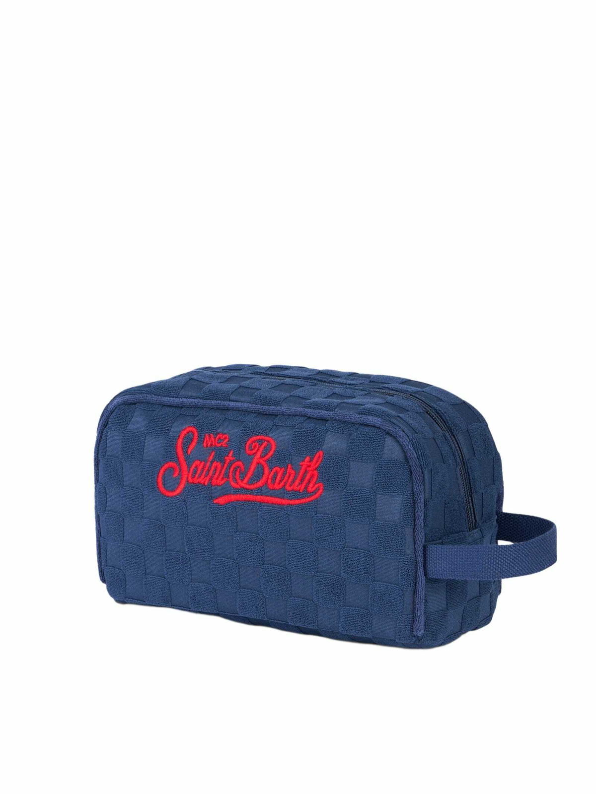 MC2 Saint Barth Blue Terry Embossed Beauty Case