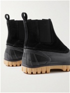 Diemme - Balbi Rubber and Suede Duck Boots - Black