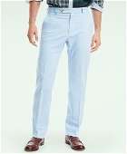 Brooks Brothers Men's Clark Straight-Fit Stretch Cotton Linen Chino Pants | Chambray