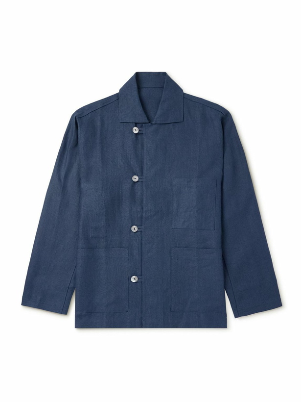 Photo: Stòffa - Linen-Twill Jacket - Blue