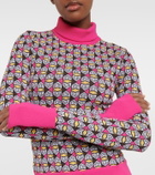 Jet Set Logo turtleneck sweater