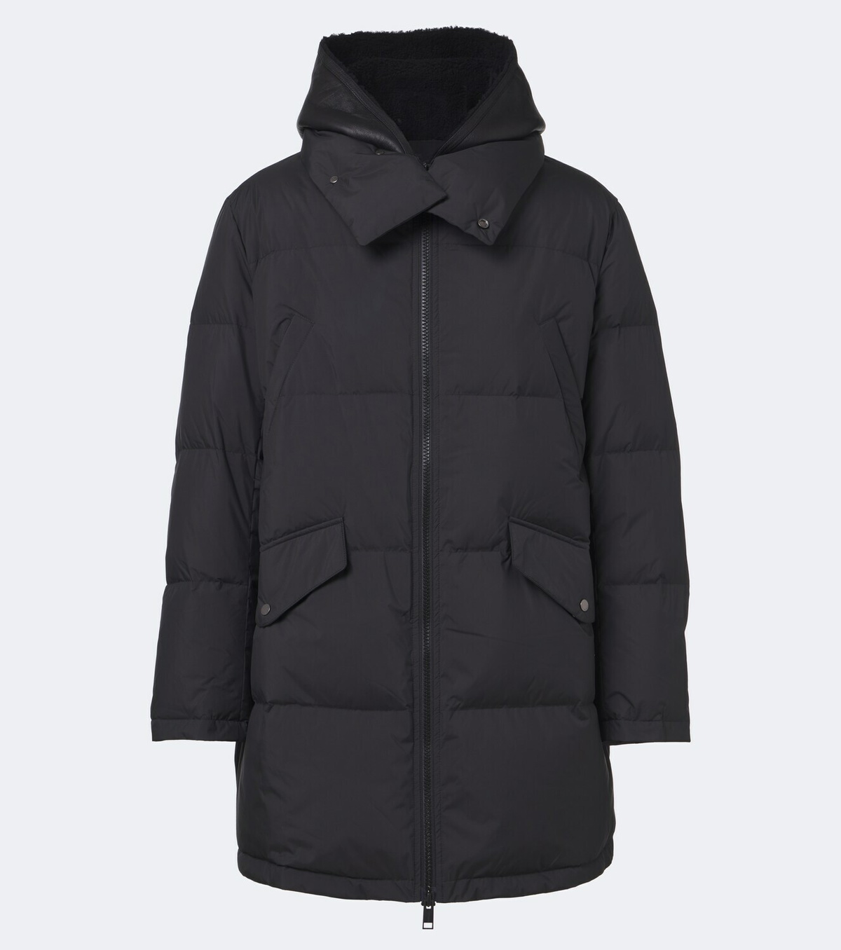 Yves Salomon Shearling-trimmed down coat
