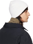 Acne Studios Off-White Embroidered Beanie