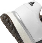 Adidas Golf - Tour360 XT-SL Leather and Mesh Golf Shoes - White