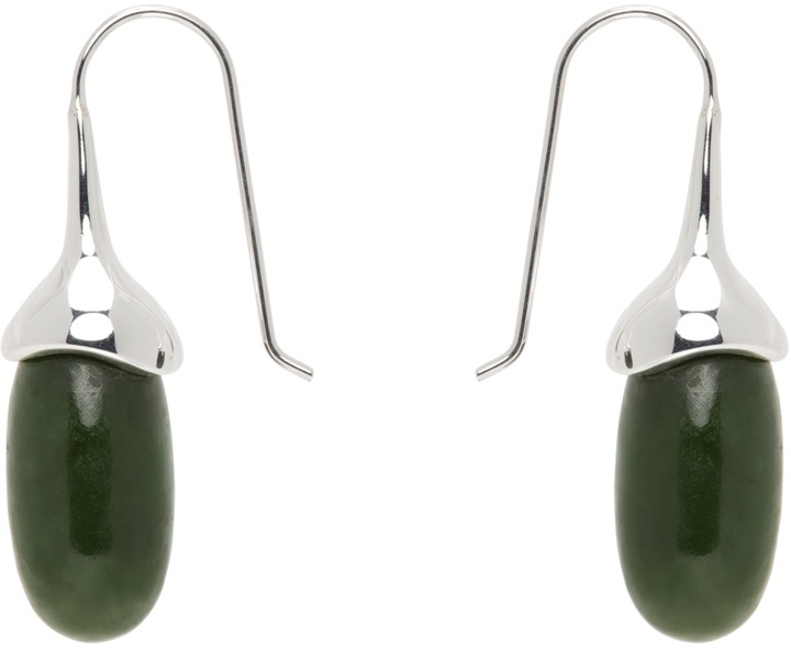 Photo: Sophie Buhai Silver & Green Dripping Stone Earrings