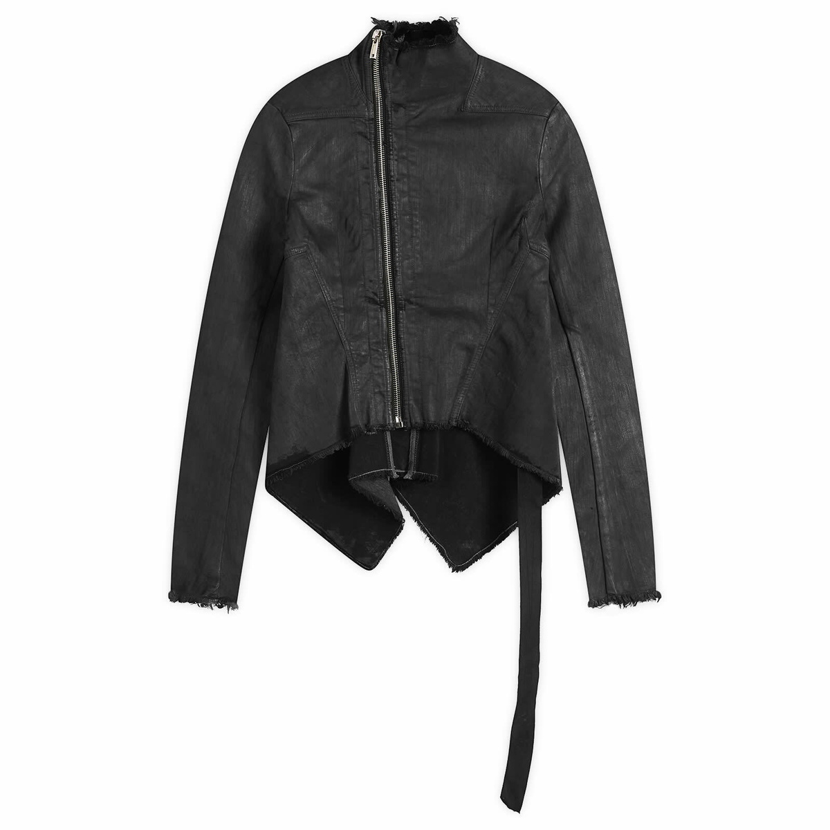 Rick Owens Drkshdw Black Cropped Windbreaker Jacket Rick