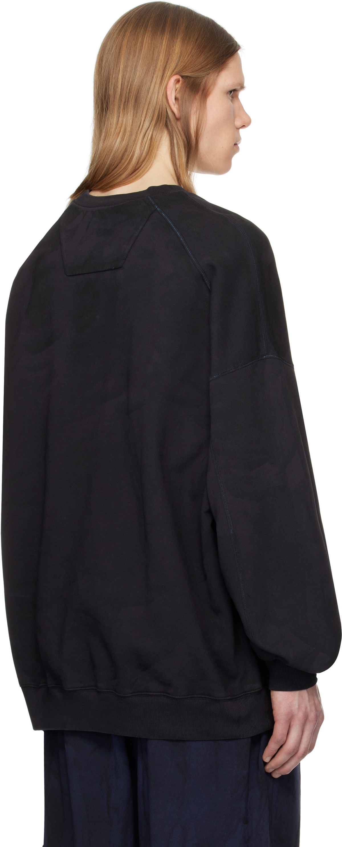 Juun.J Black New Dyeing Sweatshirt