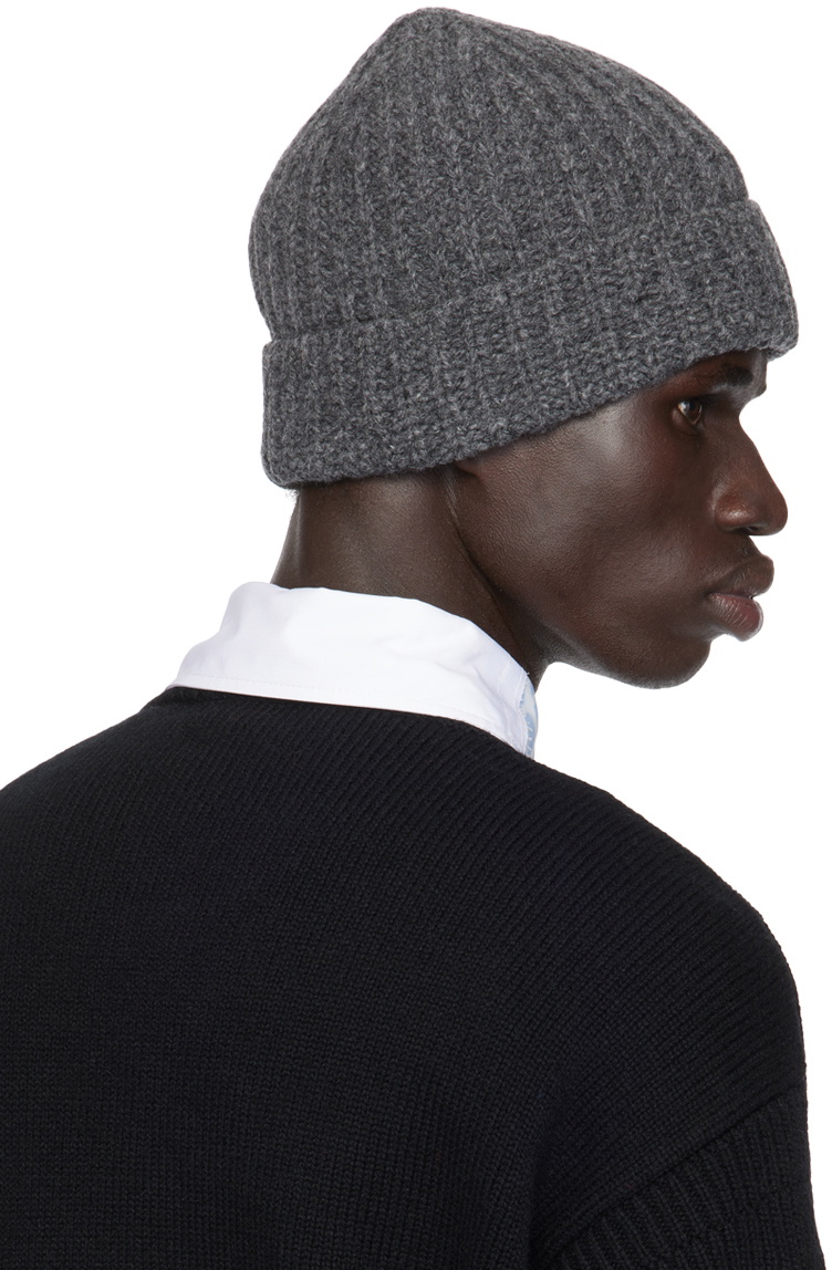 Marni Gray Shetland Wool Beanie Marni