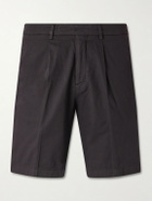 Boglioli - Straight-Leg Cotton-Blend Shorts - Brown