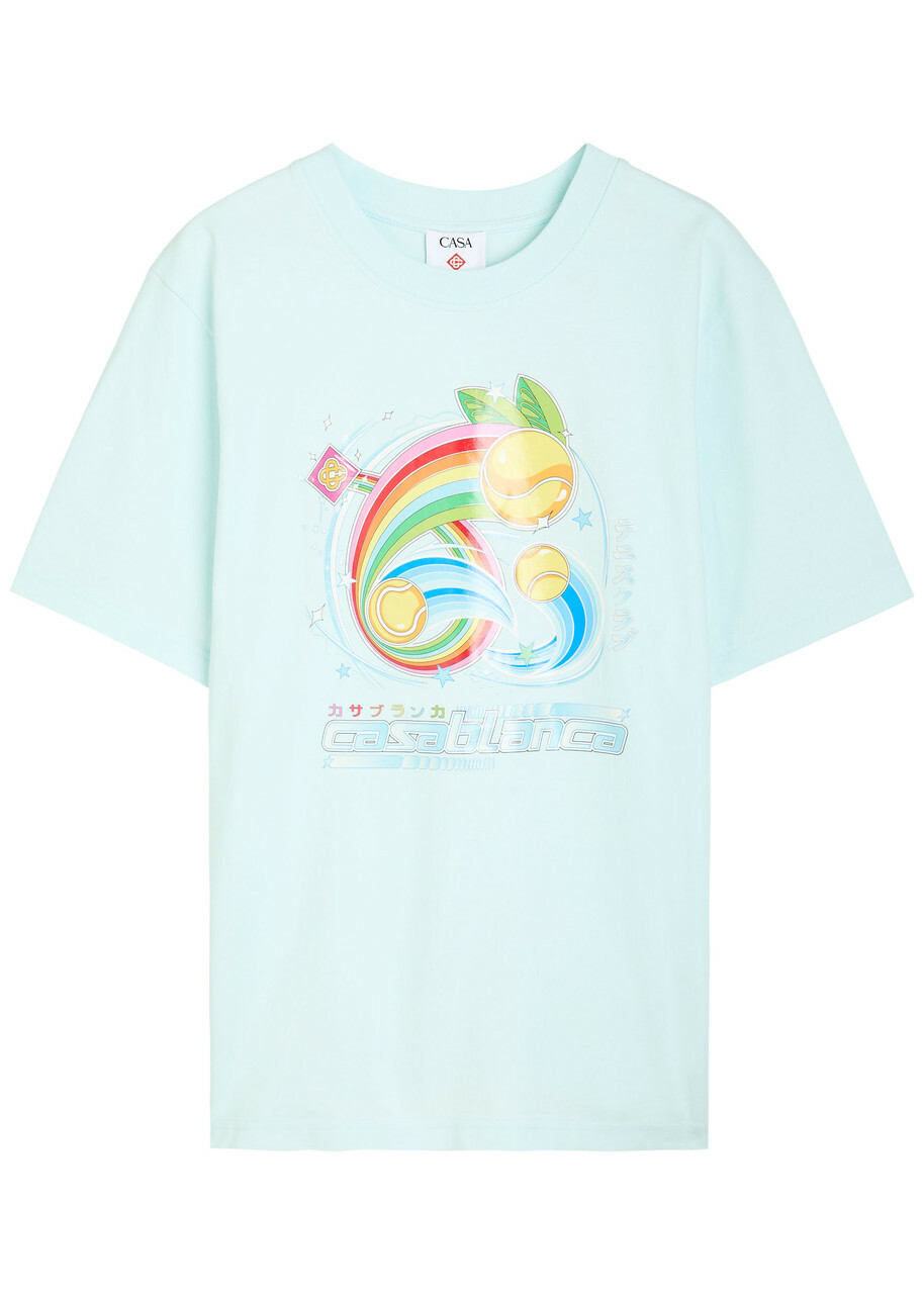 Casablanca Men's Fuji Dream Screen Printed Long Sleeve T