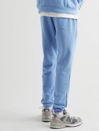 John Elliott - LA Tapered Cotton-Jersey Sweatpants - Blue