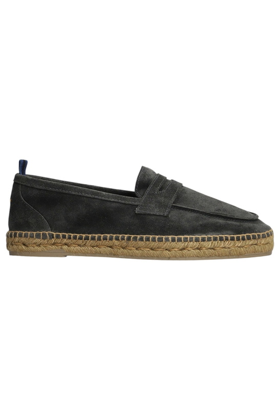 Photo: Castañer Nacho T-186 Espadrilles In Grey Suede