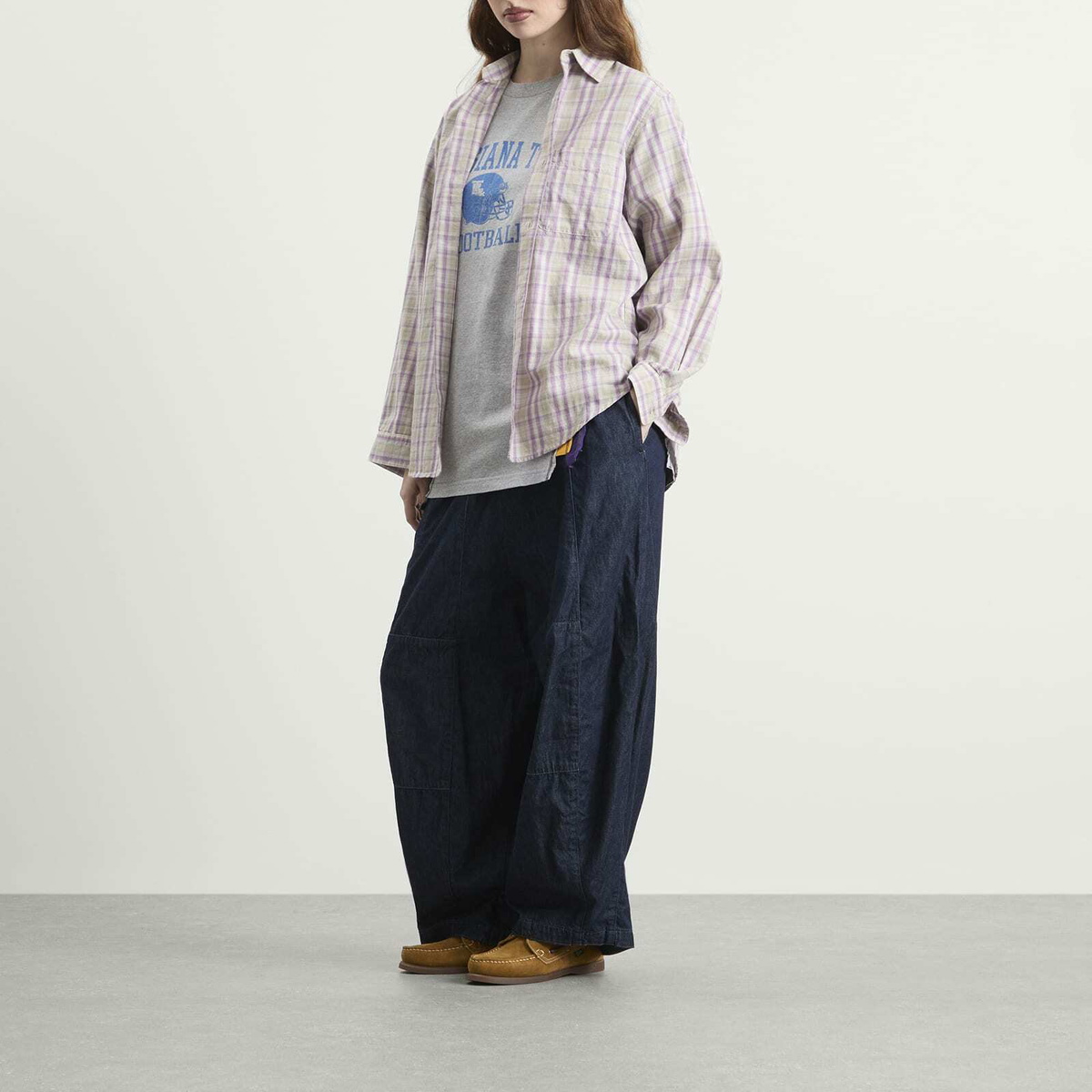 Needles Women's H.D Denim Pants in Indigo