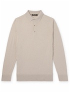Loro Piana - Slim-Fit Wish® Wool Polo Shirt - Neutrals
