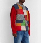 Gucci - Padded Patchwork Canvas, Shell and Cotton-Blend Gilet - Multi