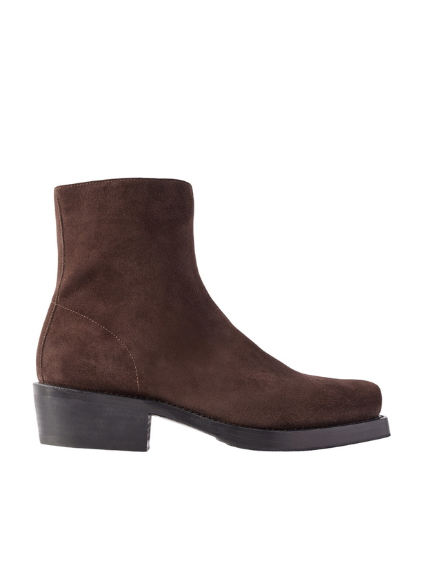 Photo: SECOND / LAYER - Charro Suede Chelsea Boots - Brown