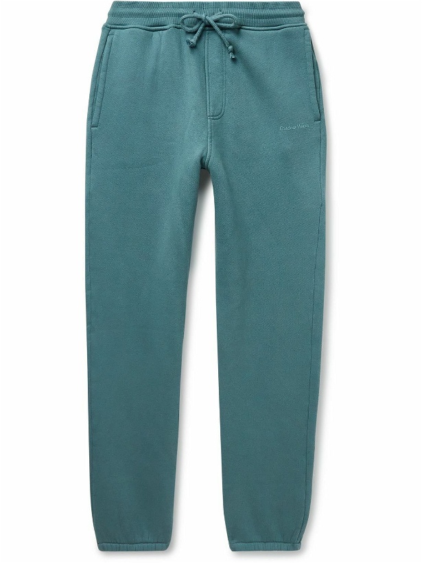 Photo: Outdoor Voices - Nimbus Tapered Cotton-Jersey Sweatpants - Blue