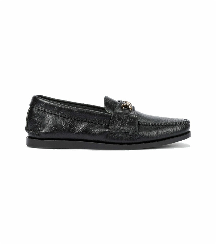 Photo: Yuketen - Bit leather loafers